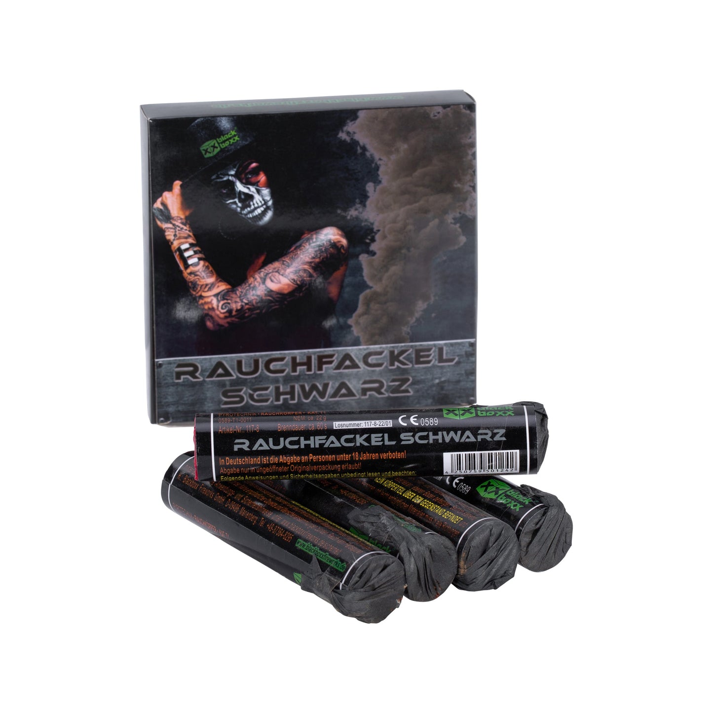 Grenade fumigène 60 sec. T1 Pack de 5 rouge