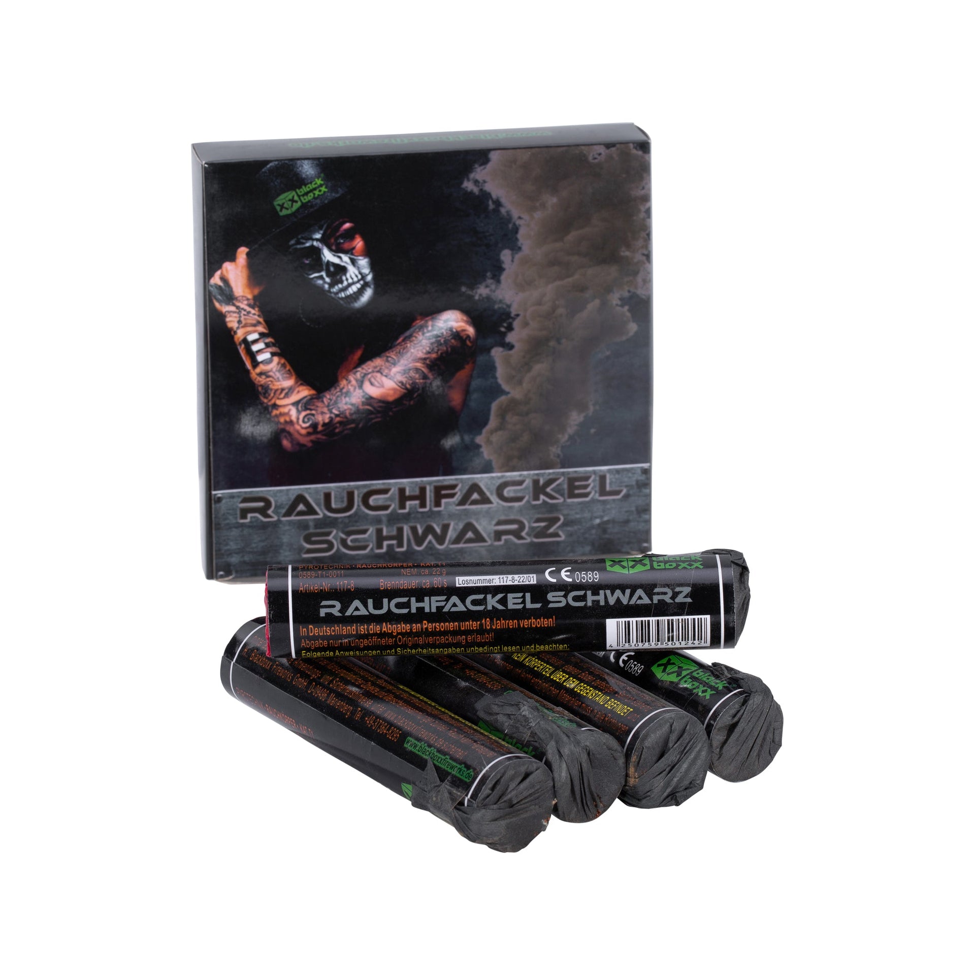 Grenade fumigène 60 sec. T1 Pack de 5 rouge