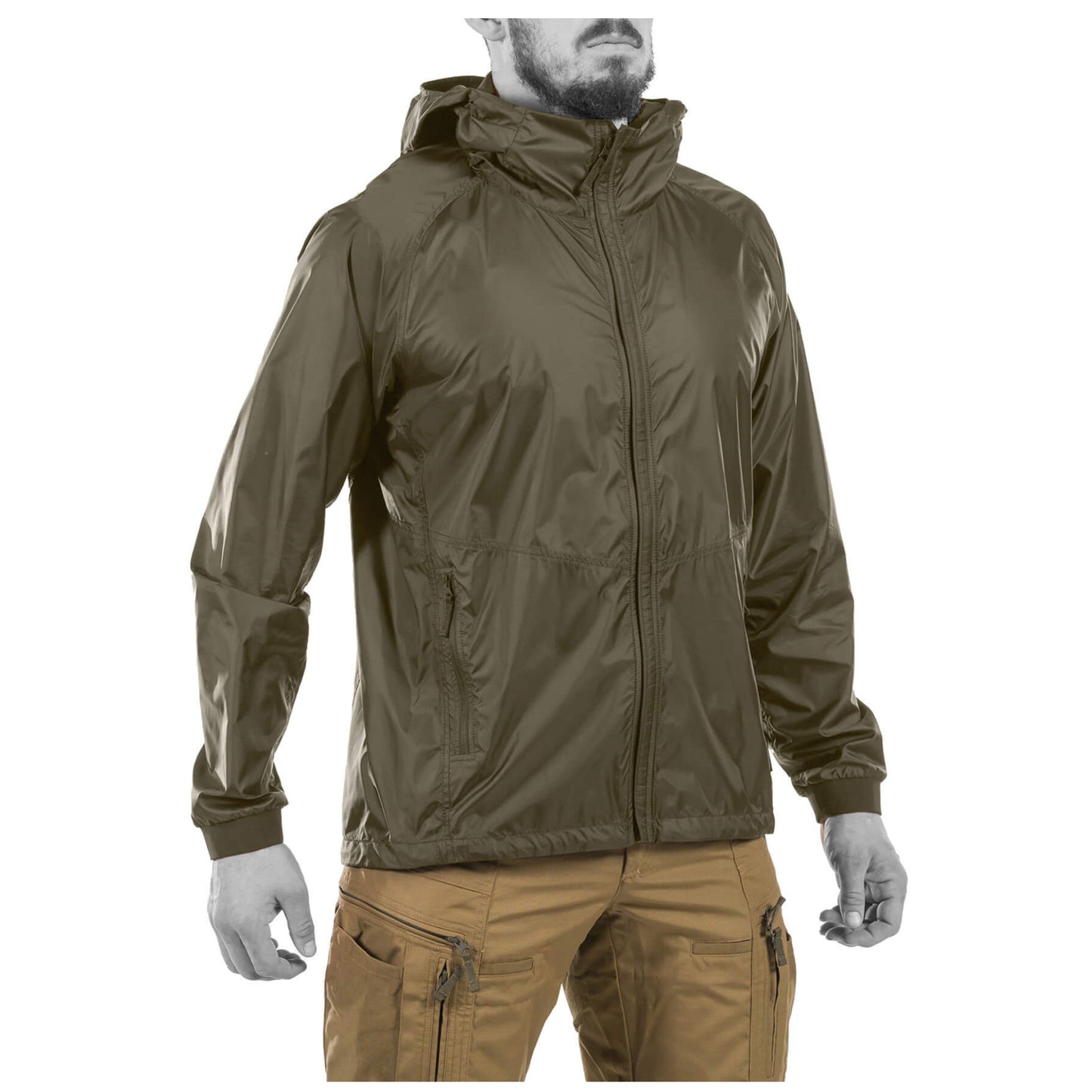 Windbreaker Storm Chaser Windbreaker Jacket | Steingrau Oliv