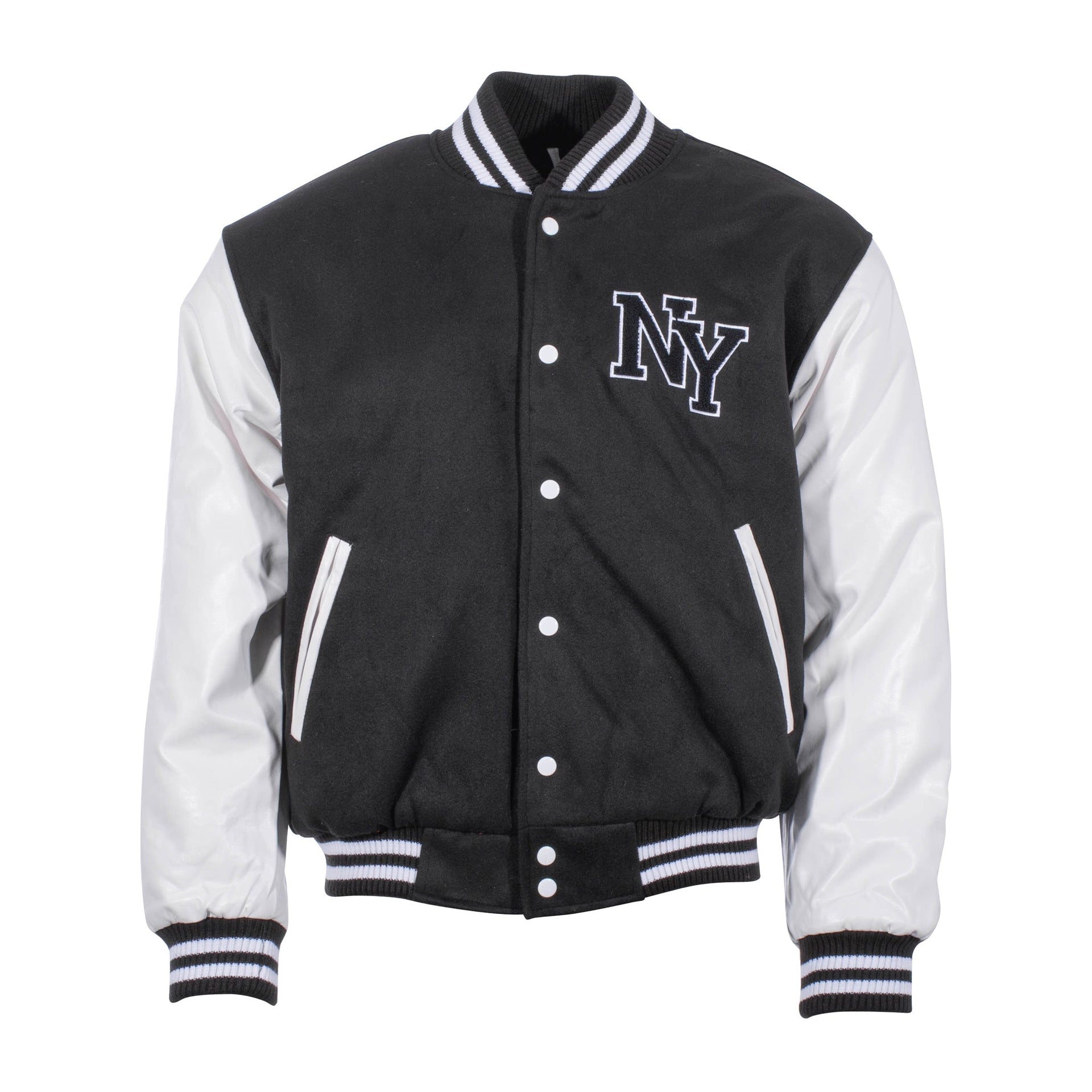 Veste de baseball NY Patch  blanc