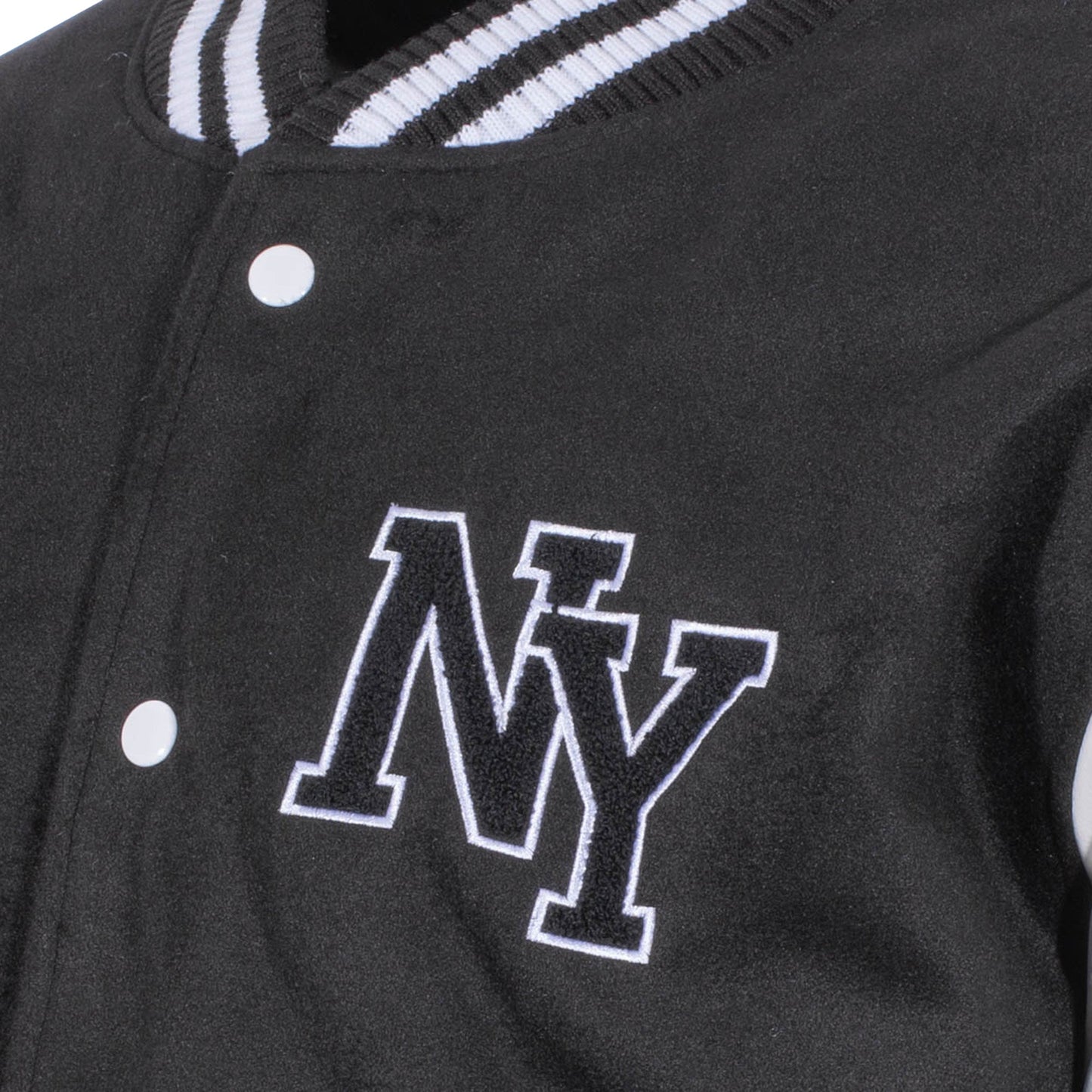 Veste de baseball NY Patch  blanc