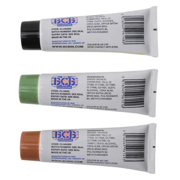 Lot de Crème de Camouflage en tube / /