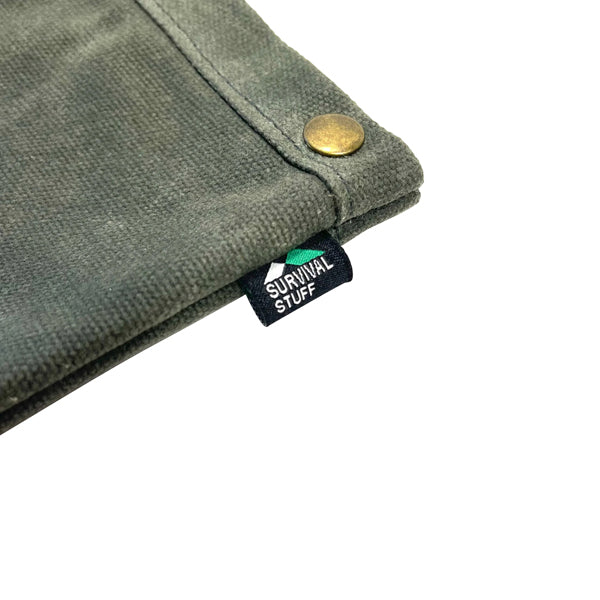 Pochette Waxed Canvas petit