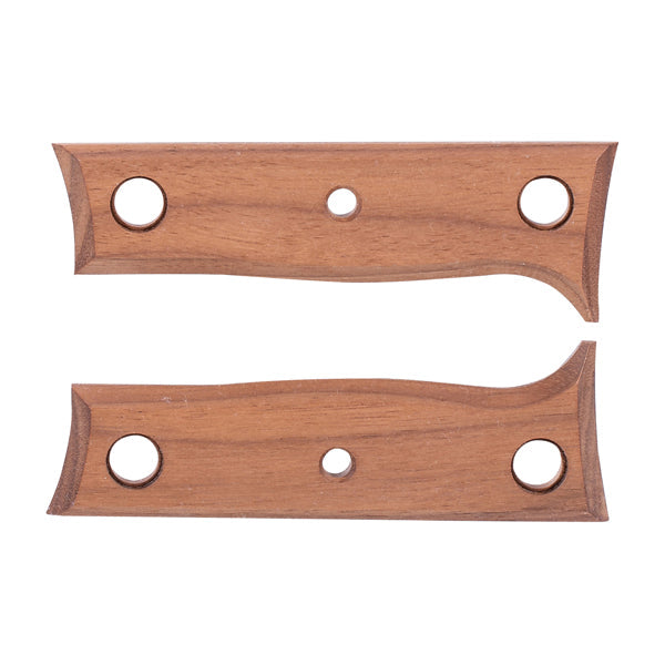 Plaquettes couteau K1 bois de noyer huilé brun