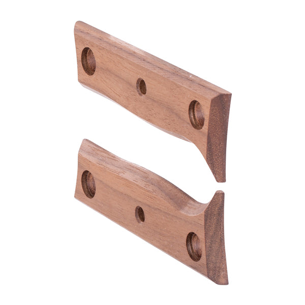 Plaquettes couteau K1 bois de noyer huilé brun