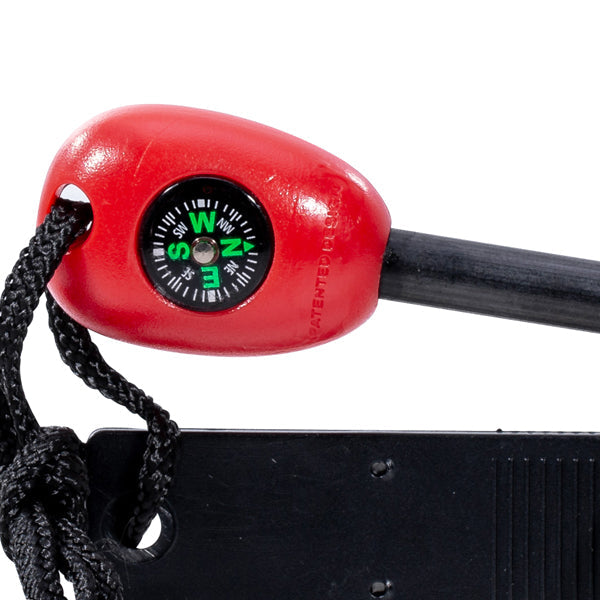 Allume-feu avec silex et boussole