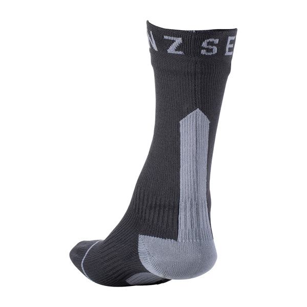 Chaussettes Sealskinz Briston Hydrostop noir gris
