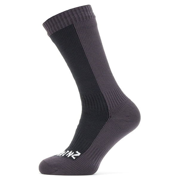 Chaussettes étanches Sealskinz Starston noir gris