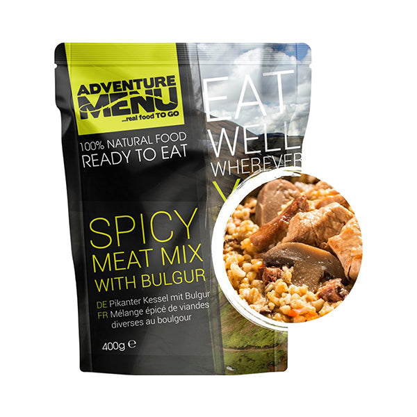 Mélange épicé de viandes diverses au boulgour