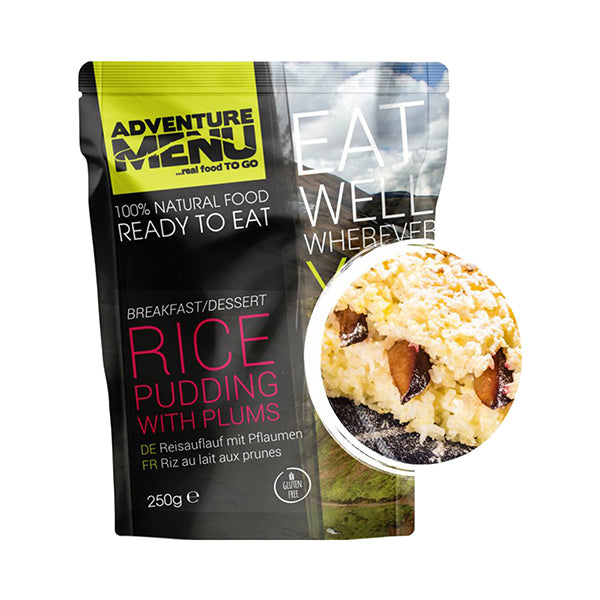 Riz au lait aux prunes