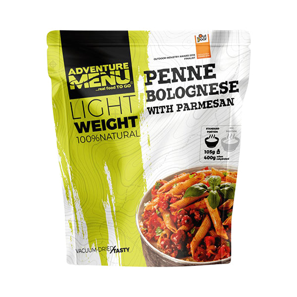 Lightweight Big Penne sauce bolognaise parmesan