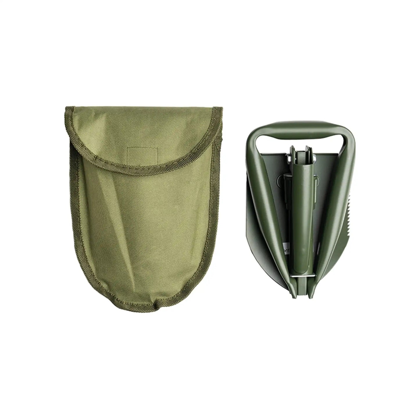 Mini Dreifachspaten mit Tasche Oliv