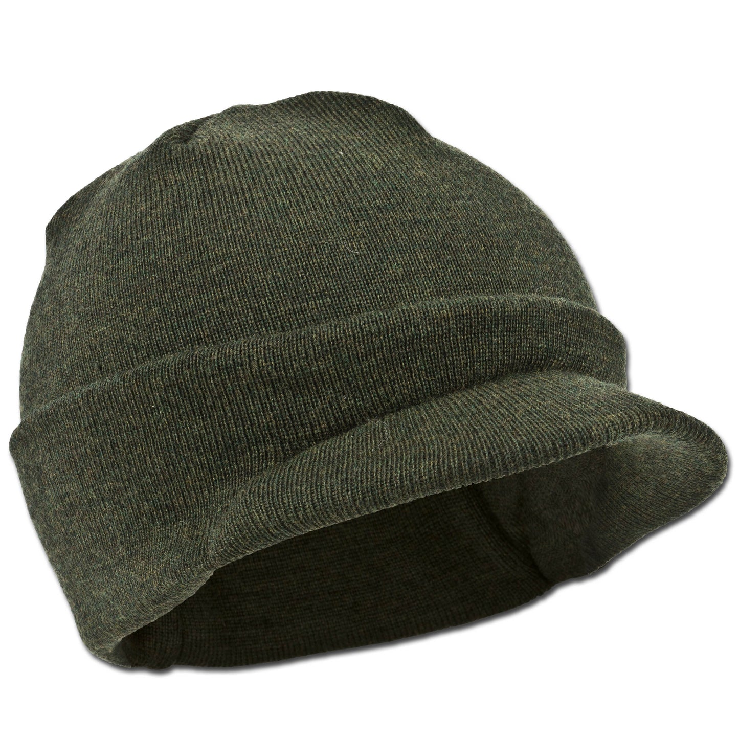 Bonnet mérinos à visière