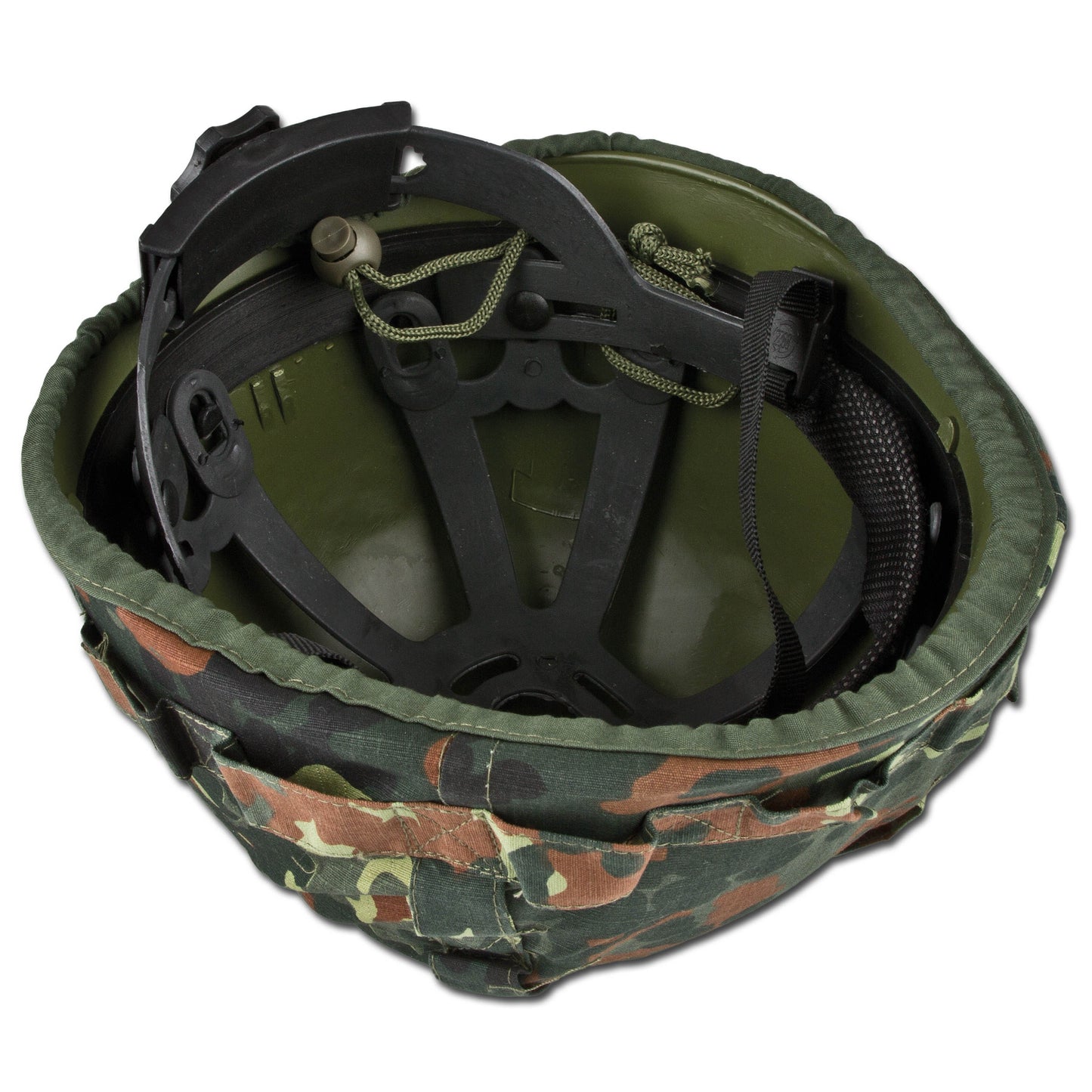 Casque plastique avec couvre casque