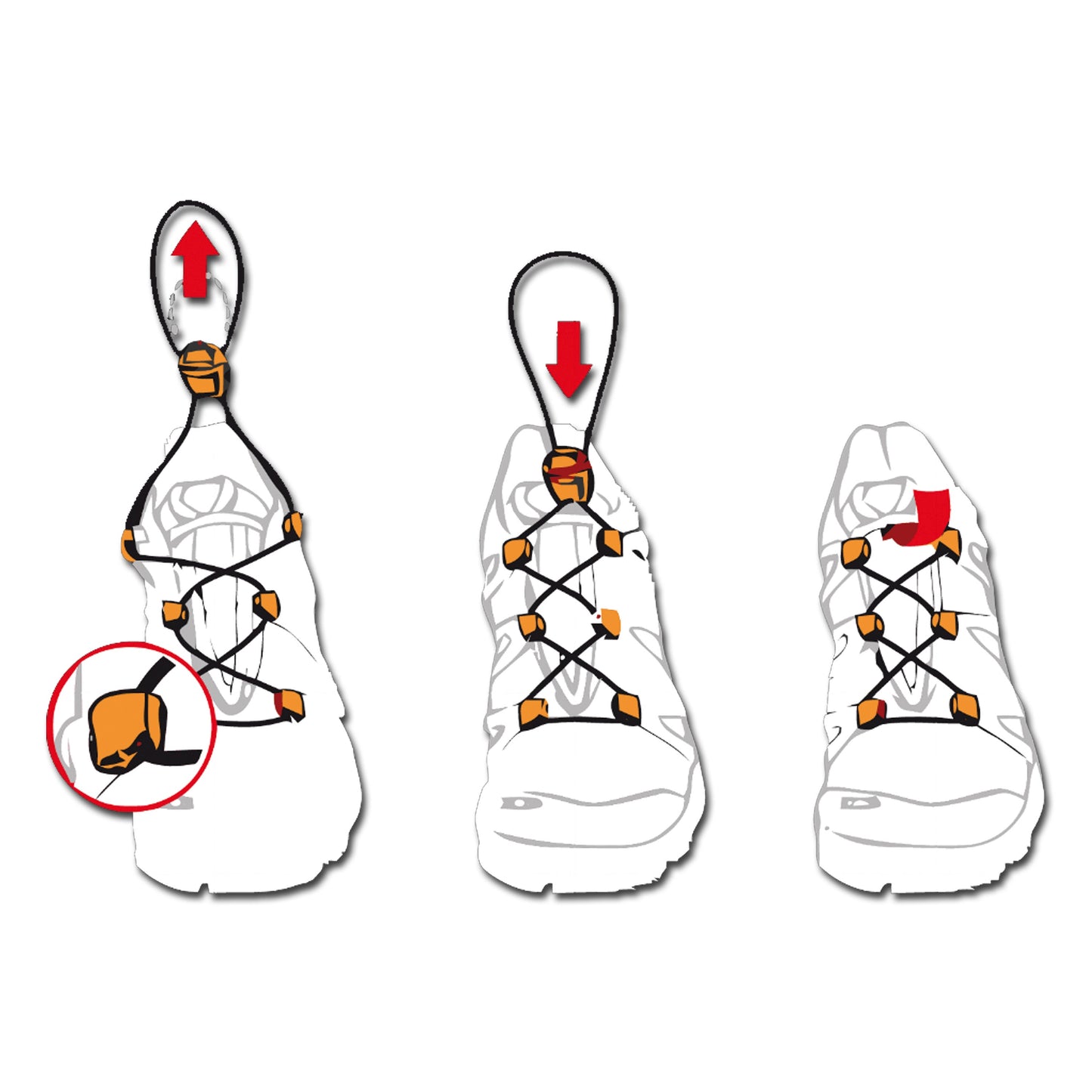 Lacets de rechange Quicklace Kit s