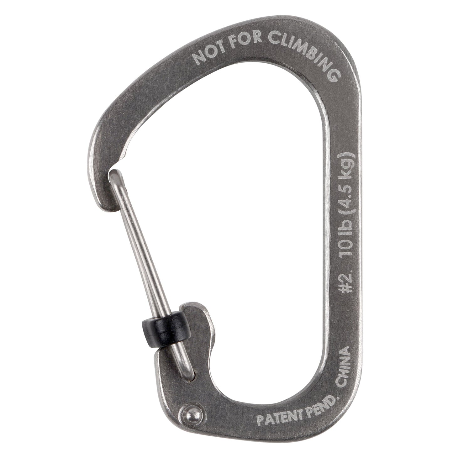 Mousqueton SlideLock T. 2 acier inoxydable