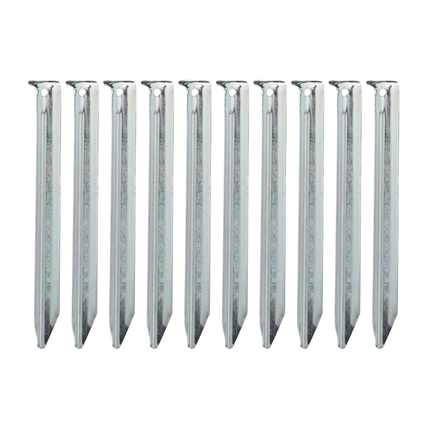 Piquet de tente acier 18 cm lot de 10