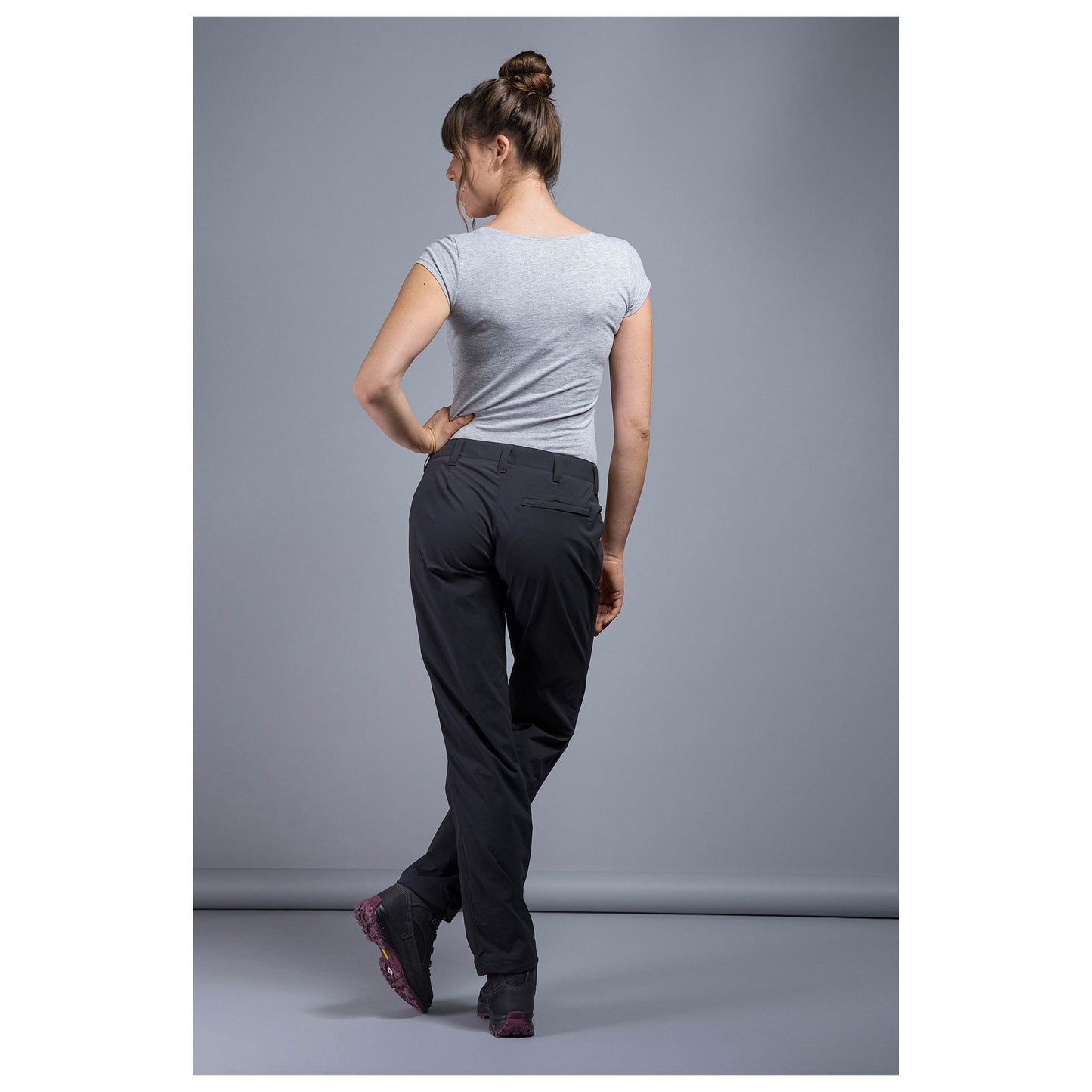 Pantalon Travel Pants dark black femmes