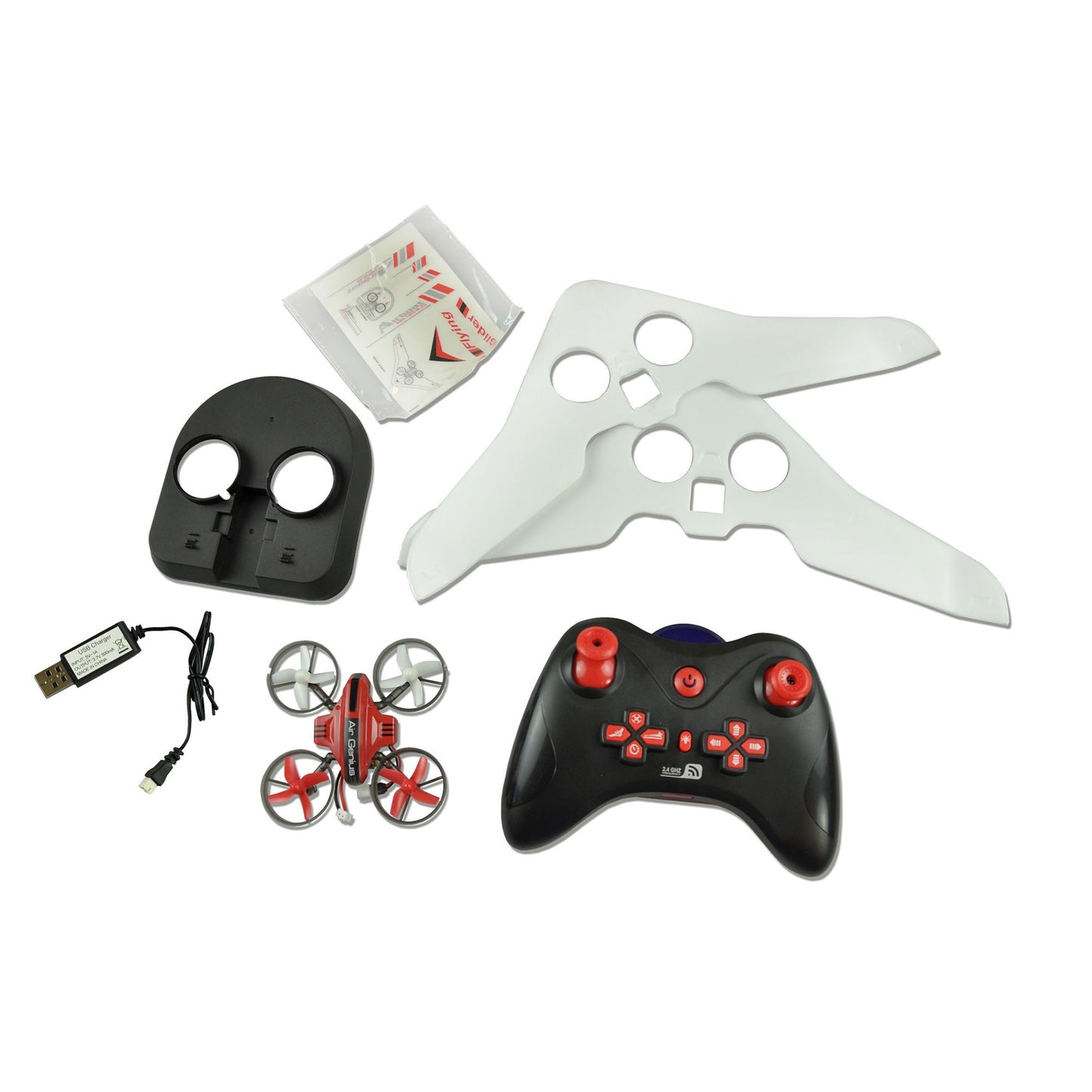 Drone Air Genius blanc rouge