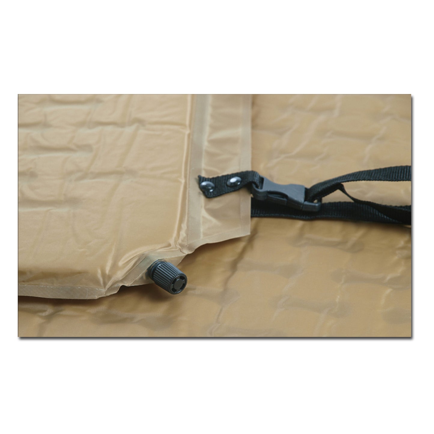 Matelas isolant gaufré auto-gonflant