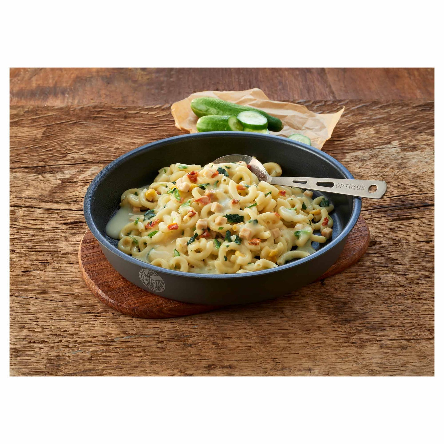 Trek'n Eat Pâtes à la crème au poulet et aux épinards