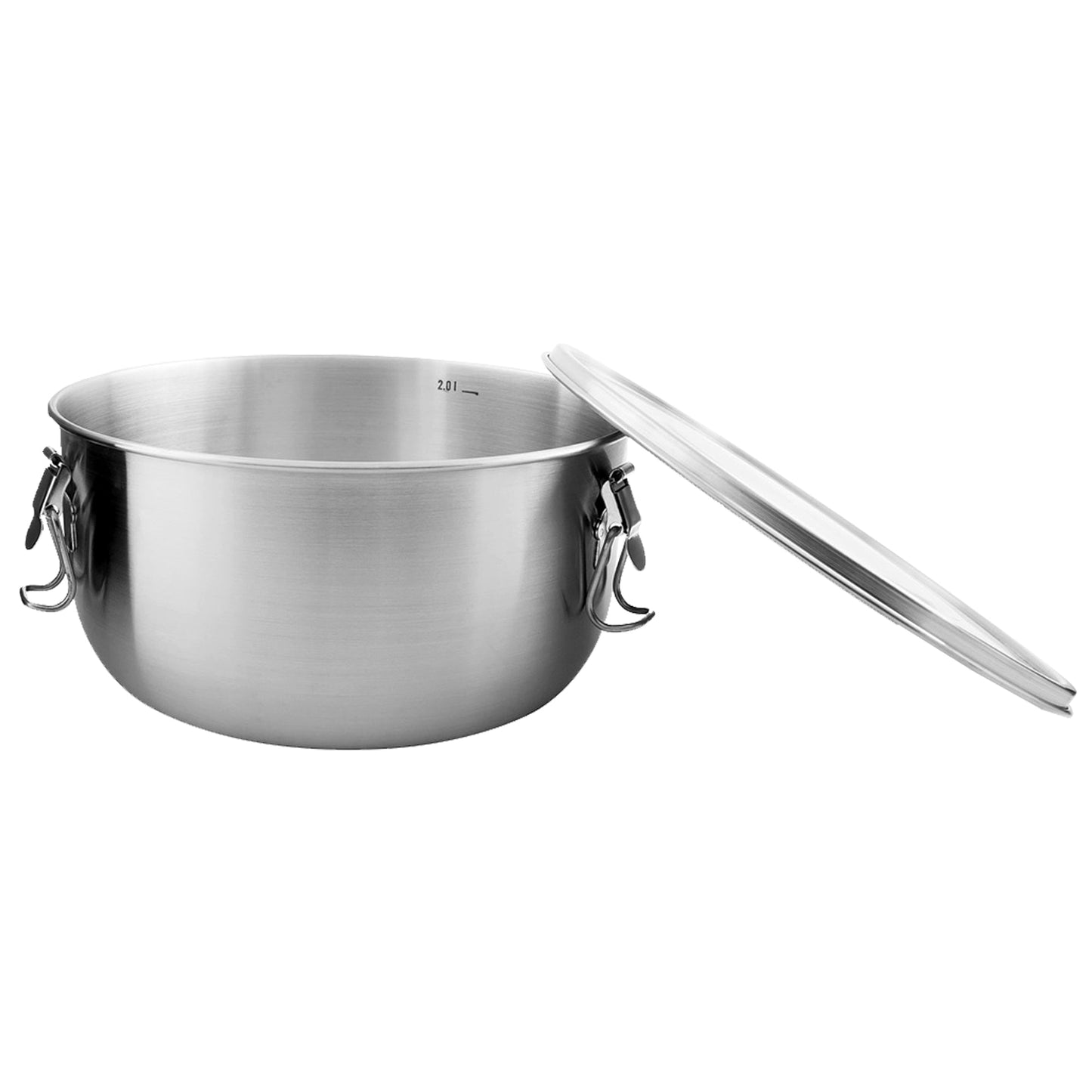 Boite alimentaire Foodcontainer 2 L acier inoxydable