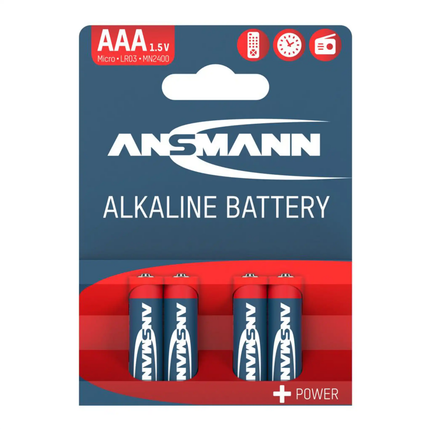 Pile Micro AAA Red-Line pack de 4