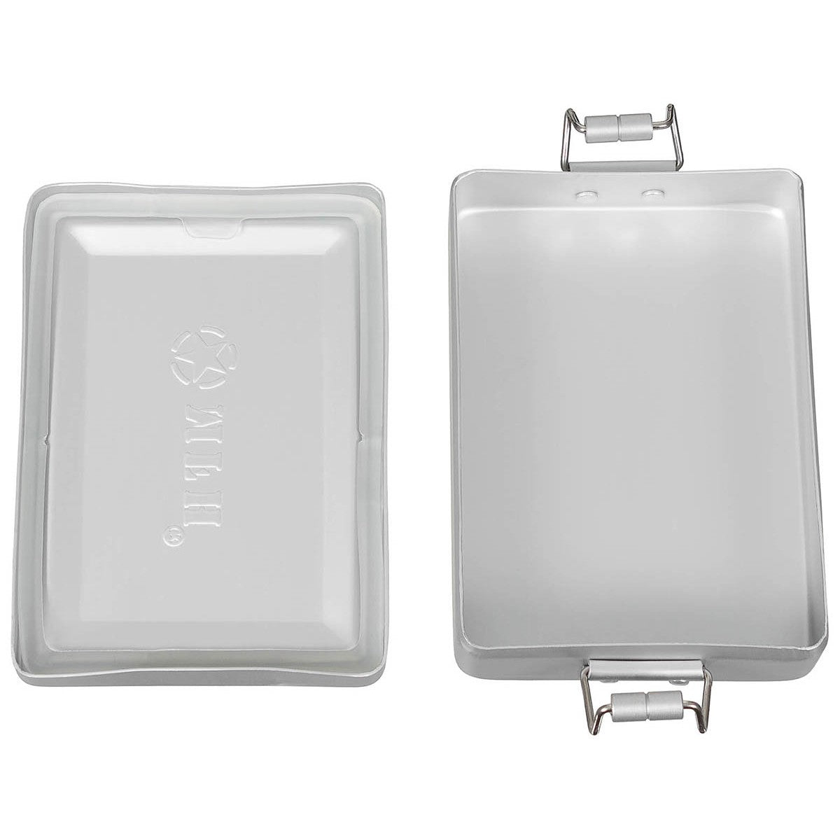 Boîte en aluminium argenté