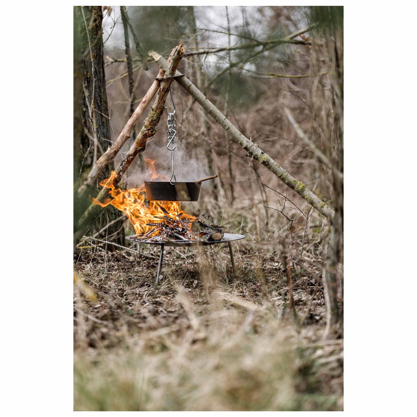 Plaque d'arrimage pour trépied grand argenté