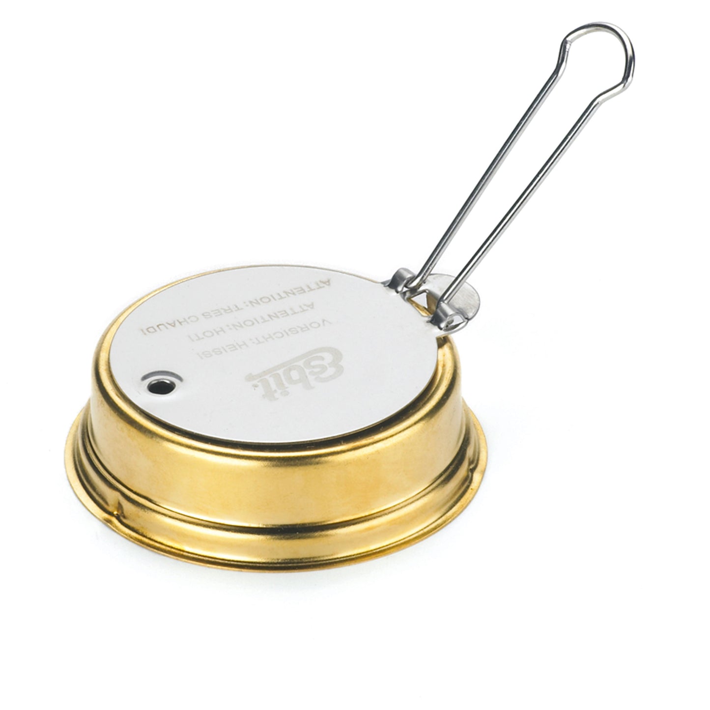 Set réchaud à alcool acier inoxydable