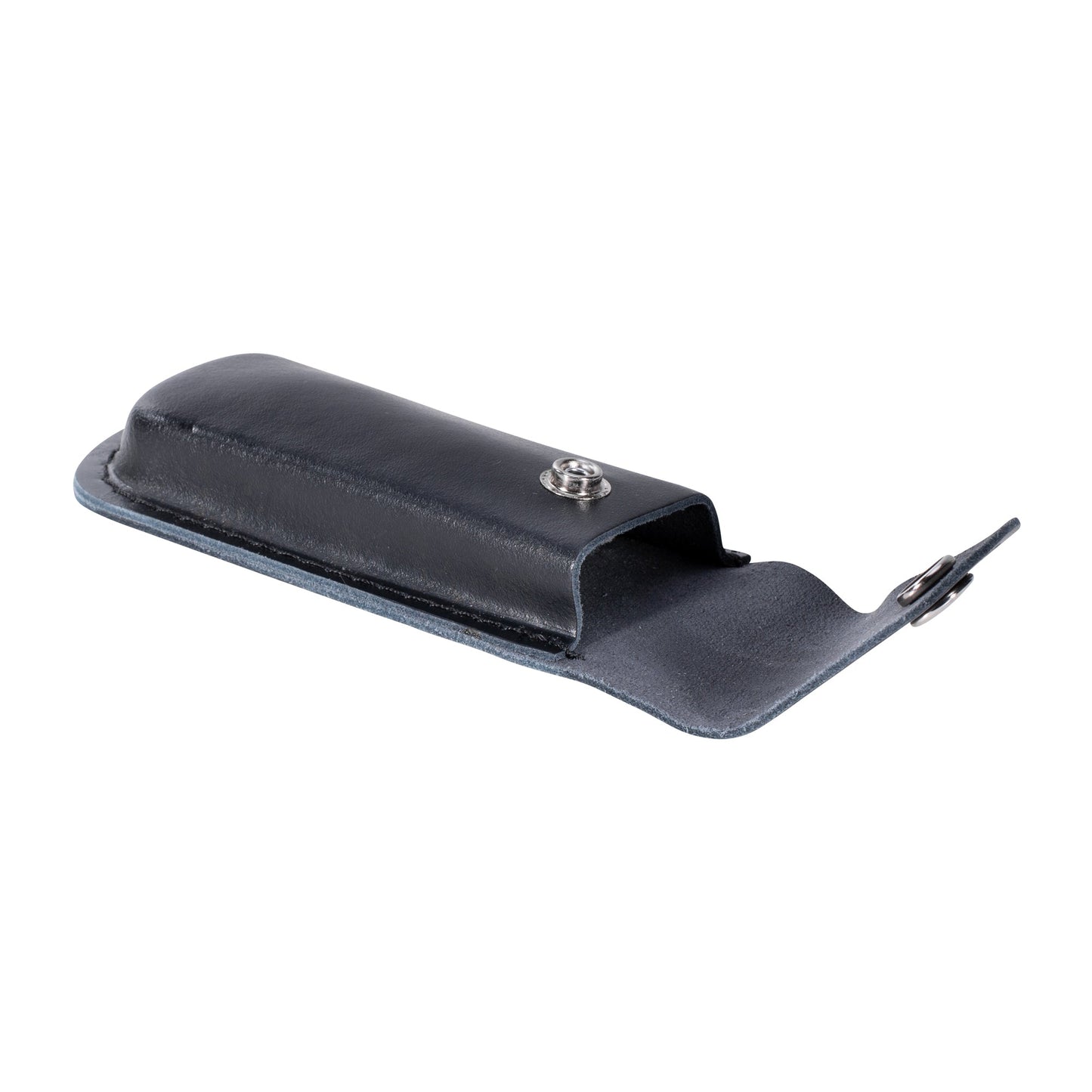 Étui canif en cuir lisse