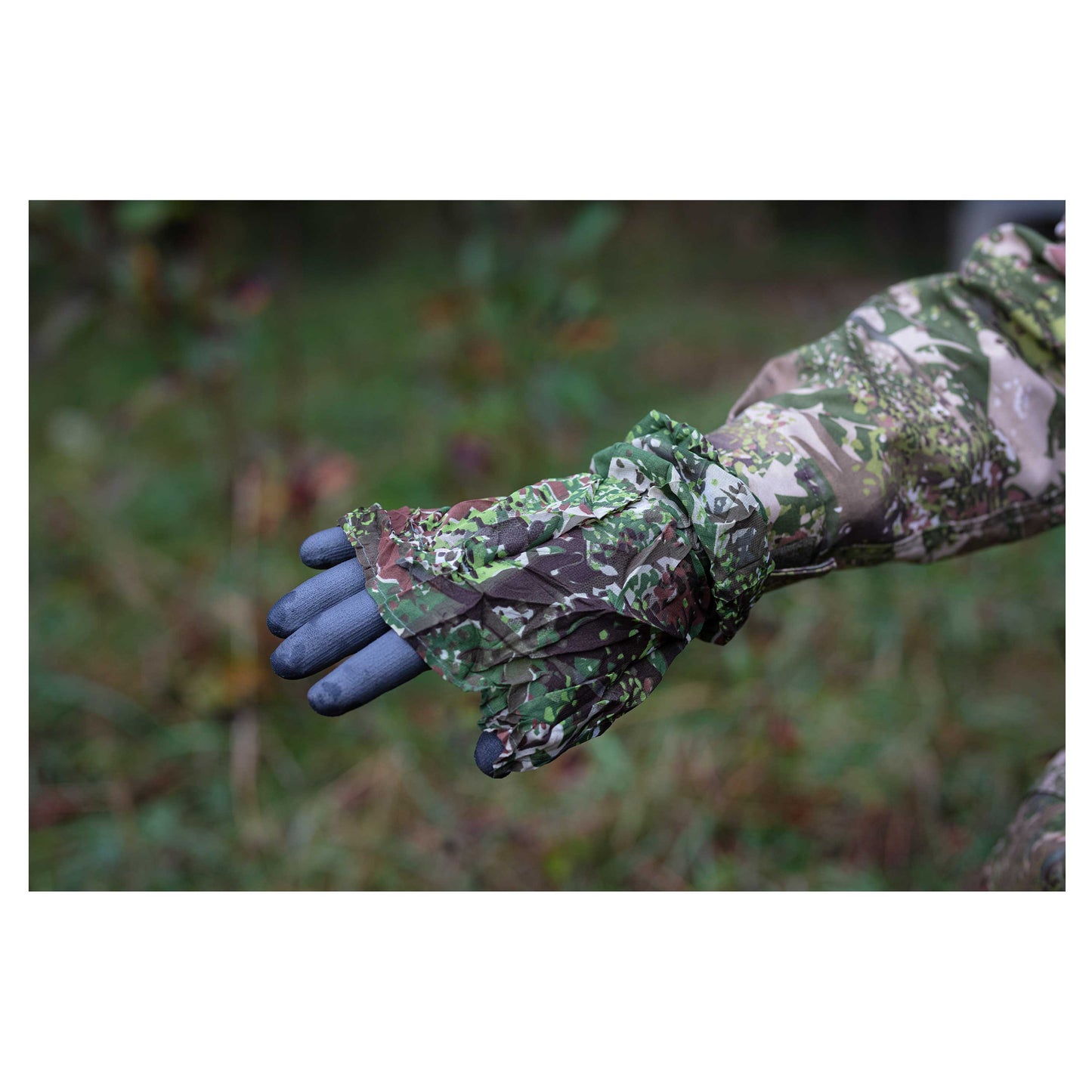 Camouflage Couvre-mains Hand Camo con green