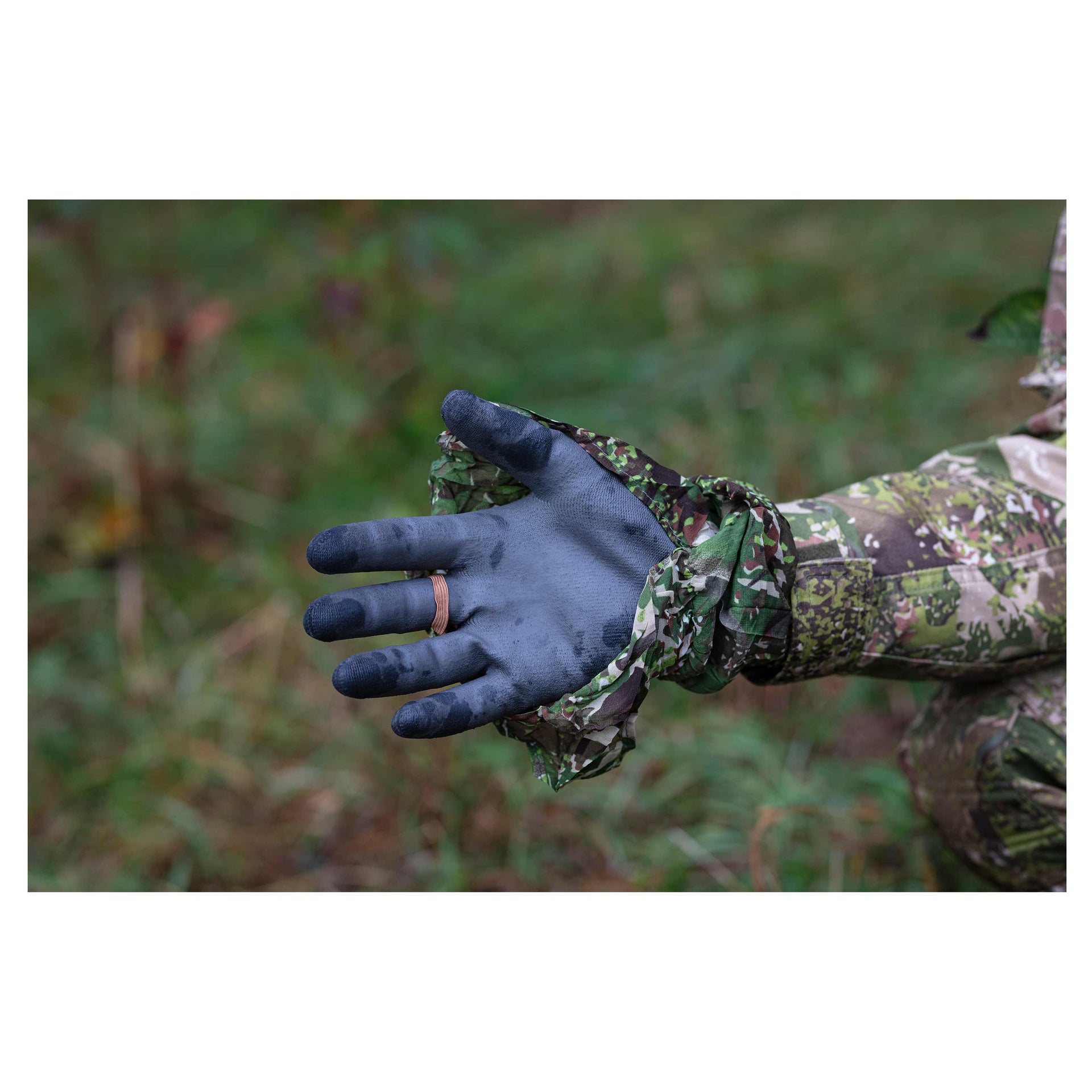 Camouflage Couvre-mains Hand Camo con green
