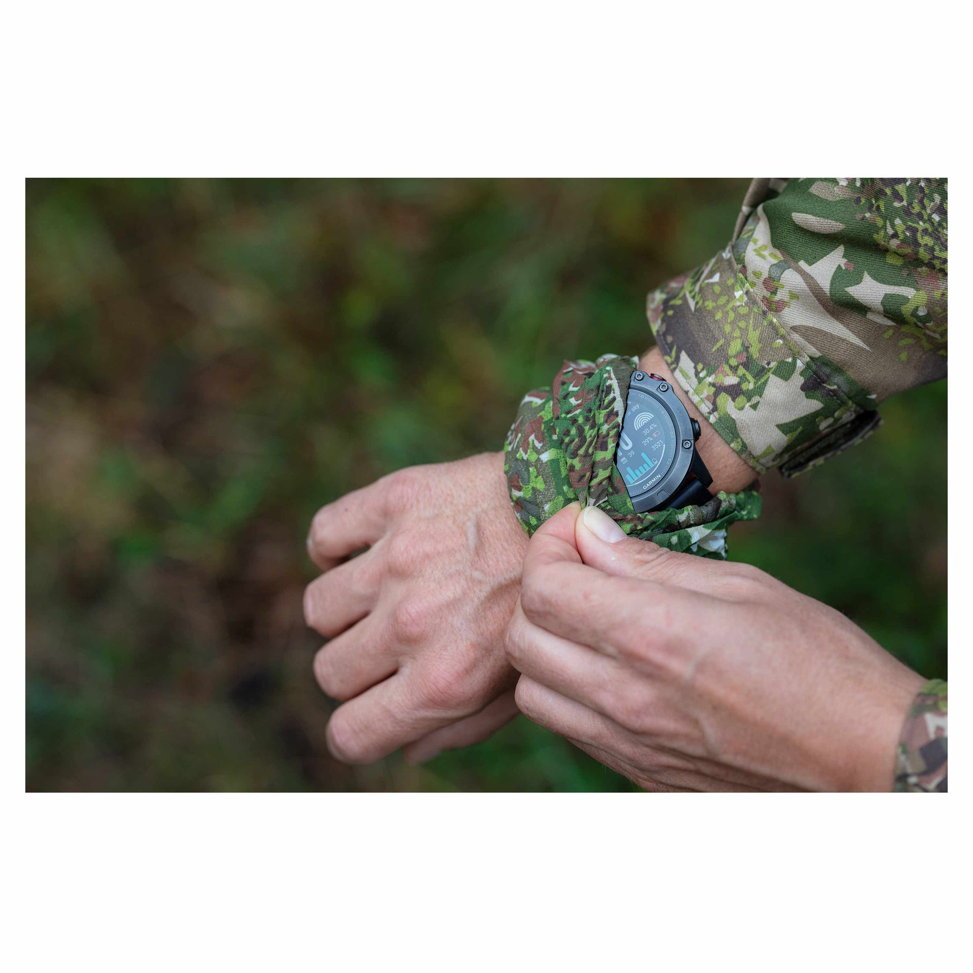 Camouflage Couvre-mains Hand Camo con green