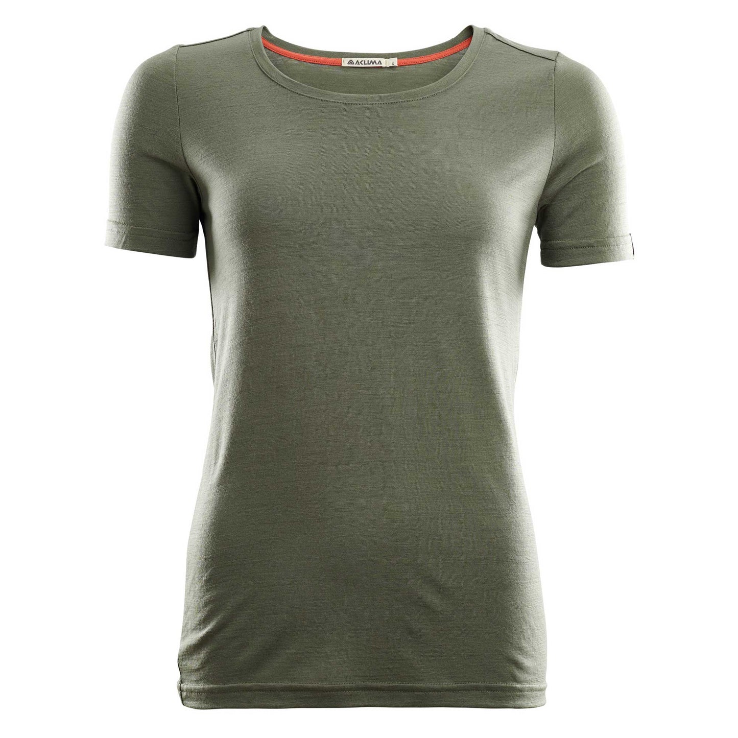 T-Shirt LightWool Round Neck ranger green Femmes