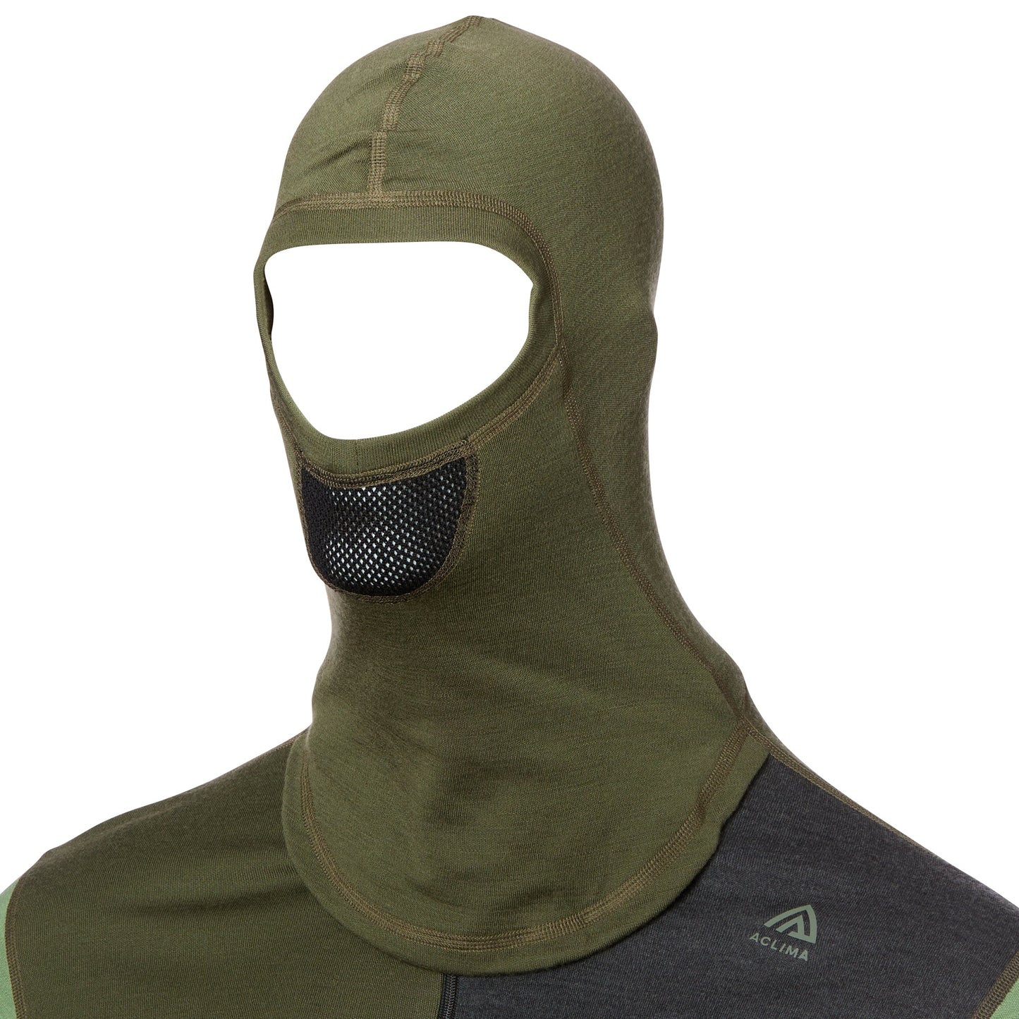 Sweatshirt WarmWool Sweater Zip night dill melange