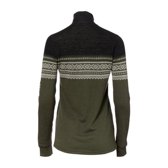 Pull DesignWool Marius Mock Neck Zip nordmarka Femmes