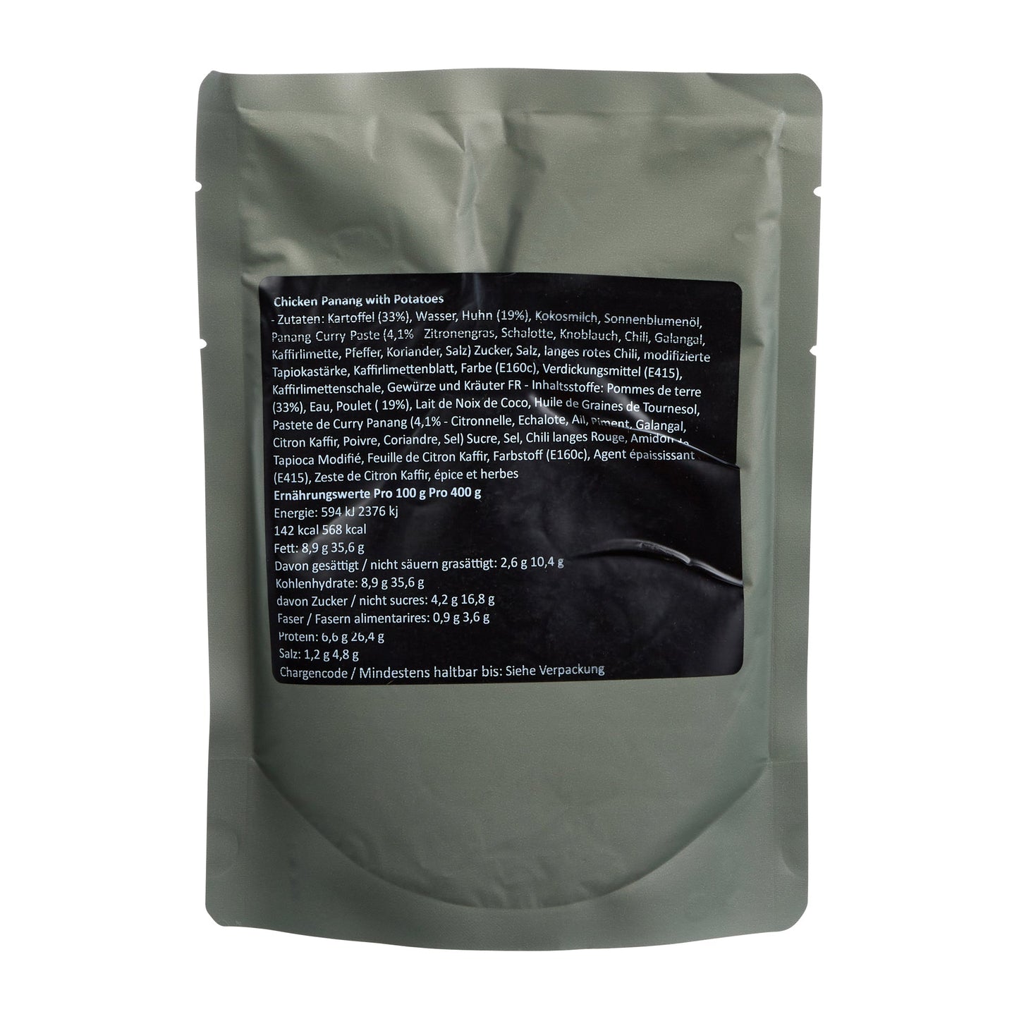 Poulet Panang aux pommes de terre