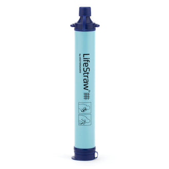Filtre à eau personnel paille filtrante lot de 3 bleu
