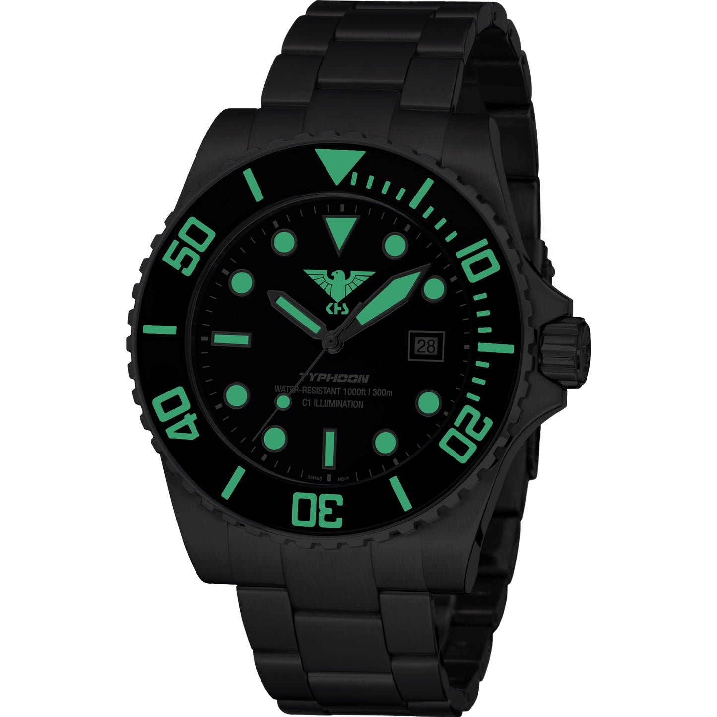 Montre Typhoon Steel Bracelet en acier