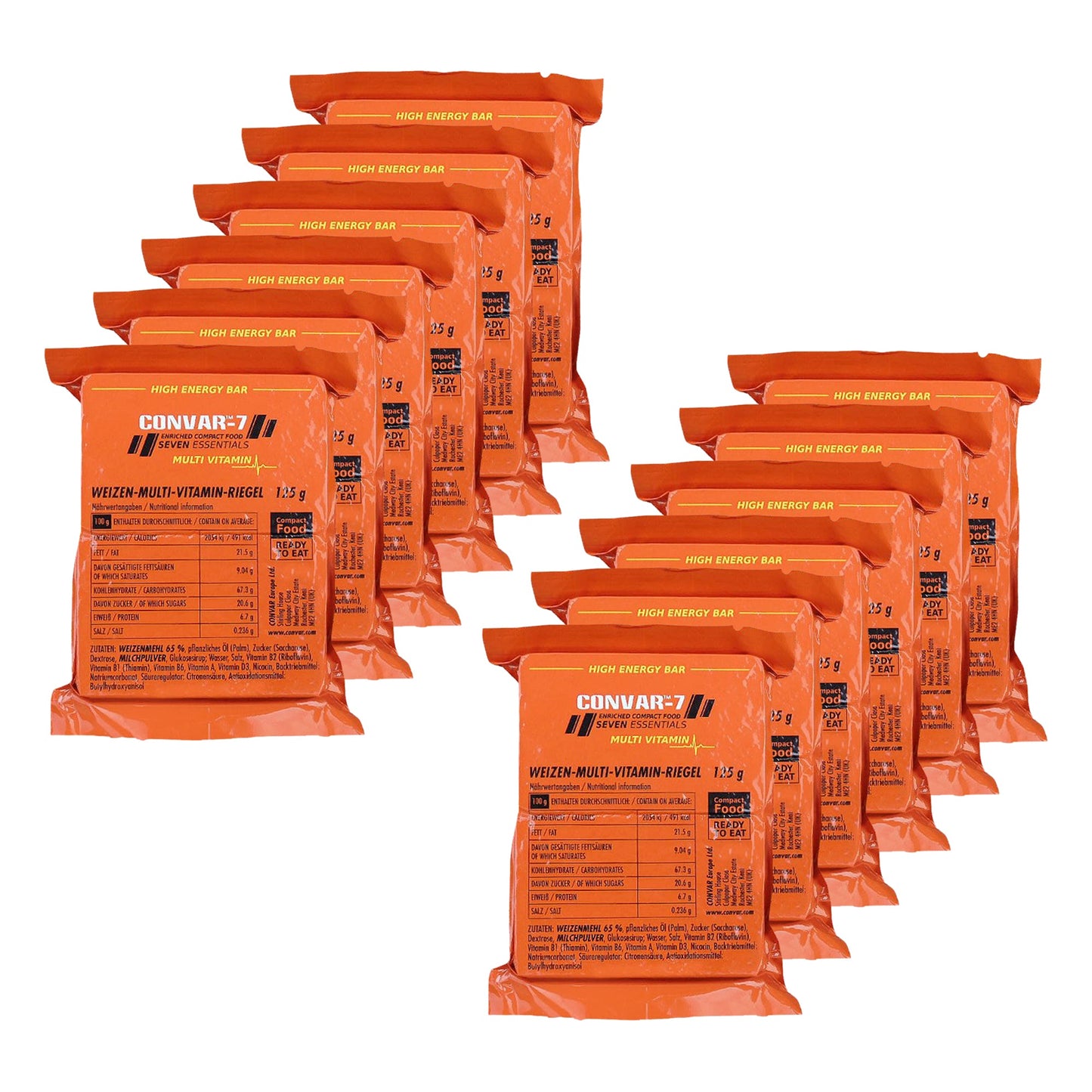 Barre énergétique multi-vitamines lot de 9