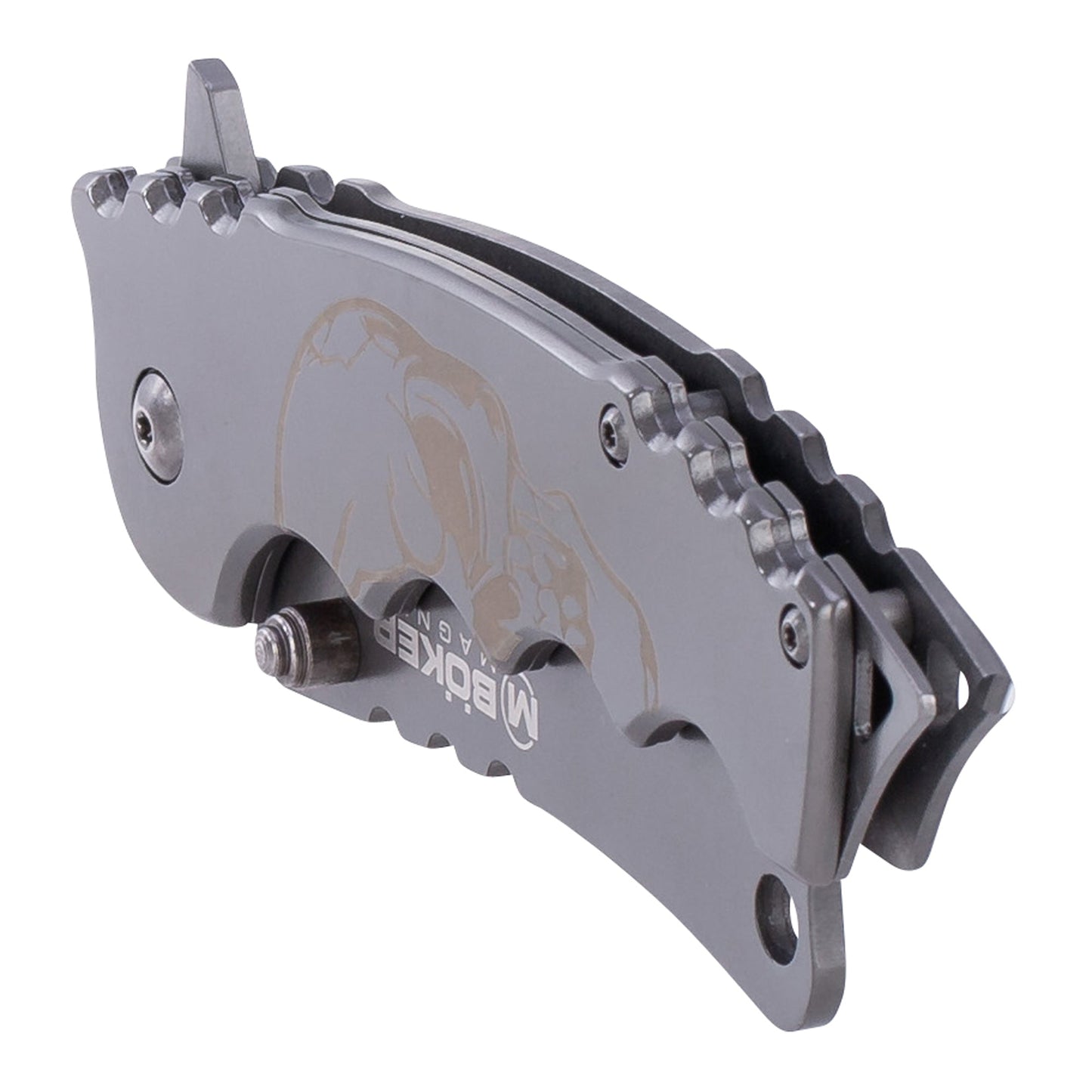 Magnum Taschenmesser Mortem silberfarben