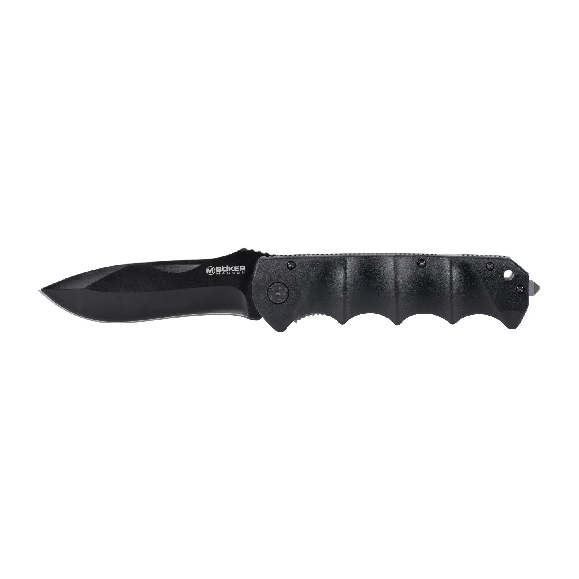 Böker Magnum Black Spear Klappmesser 440A Stahl