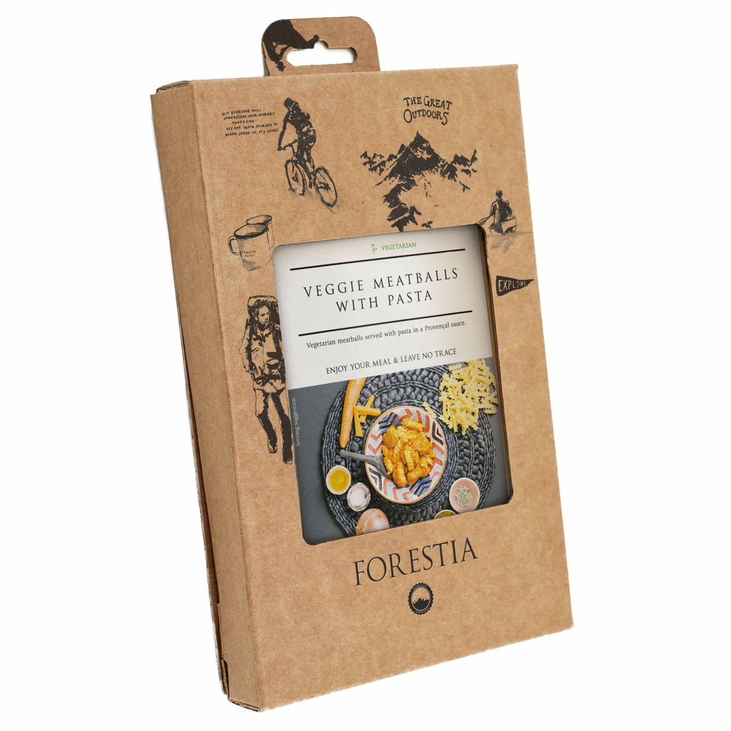 Boulettes de légumes avec pâtes