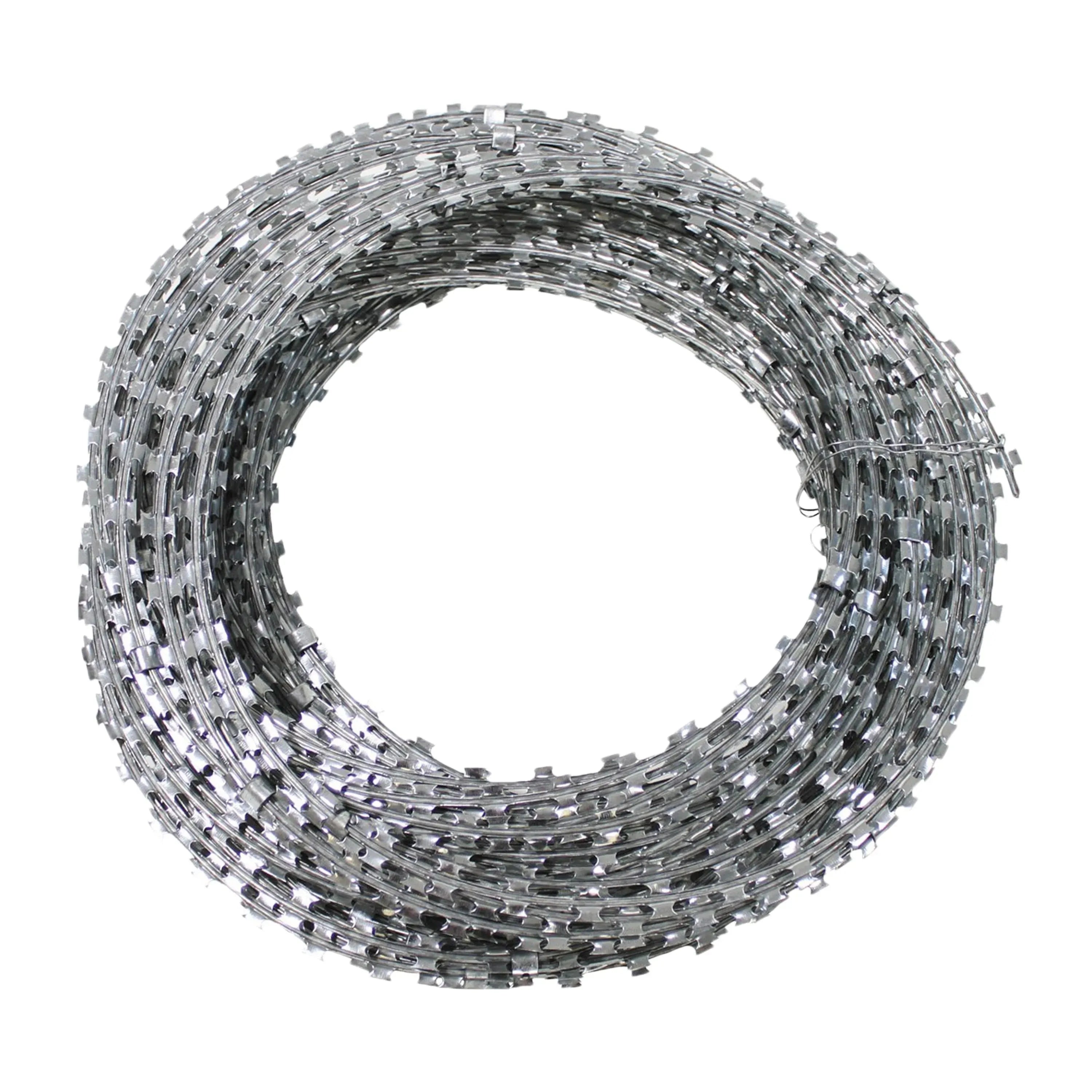 Rouleau De Fil De Clôture Sans Barbelé Sandbaggy – Acier Galvanisé Calibre 12,5, Longueur 1320 Pieds, Pour Clôtures Solides