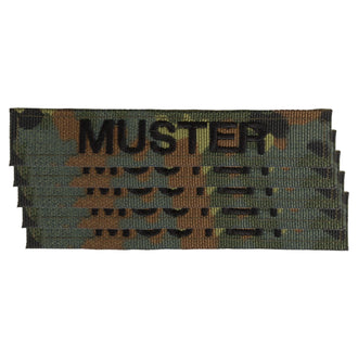 Bandes patronymiques lot de 5 flecktarn noir