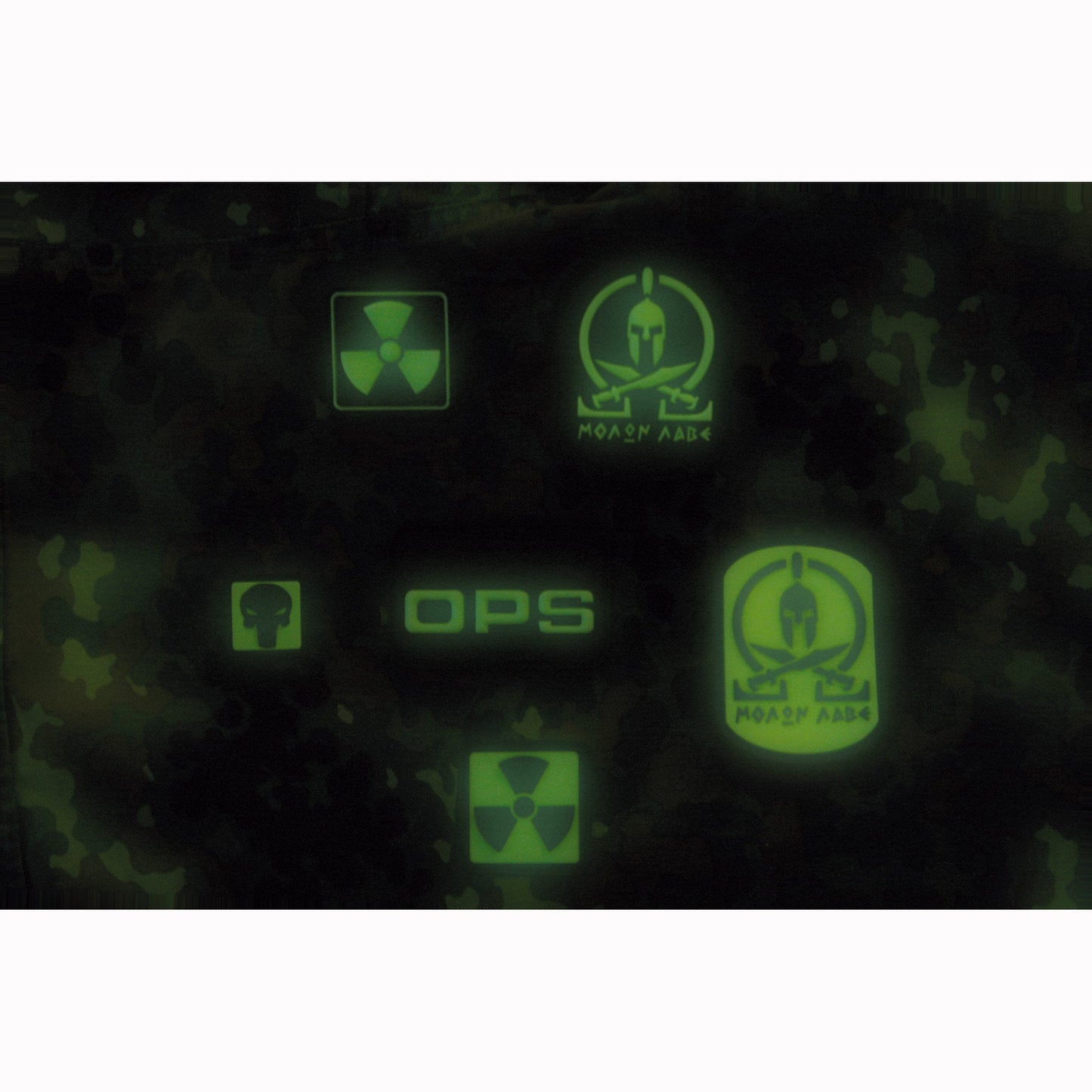 Patch 3D radioactif luminescent