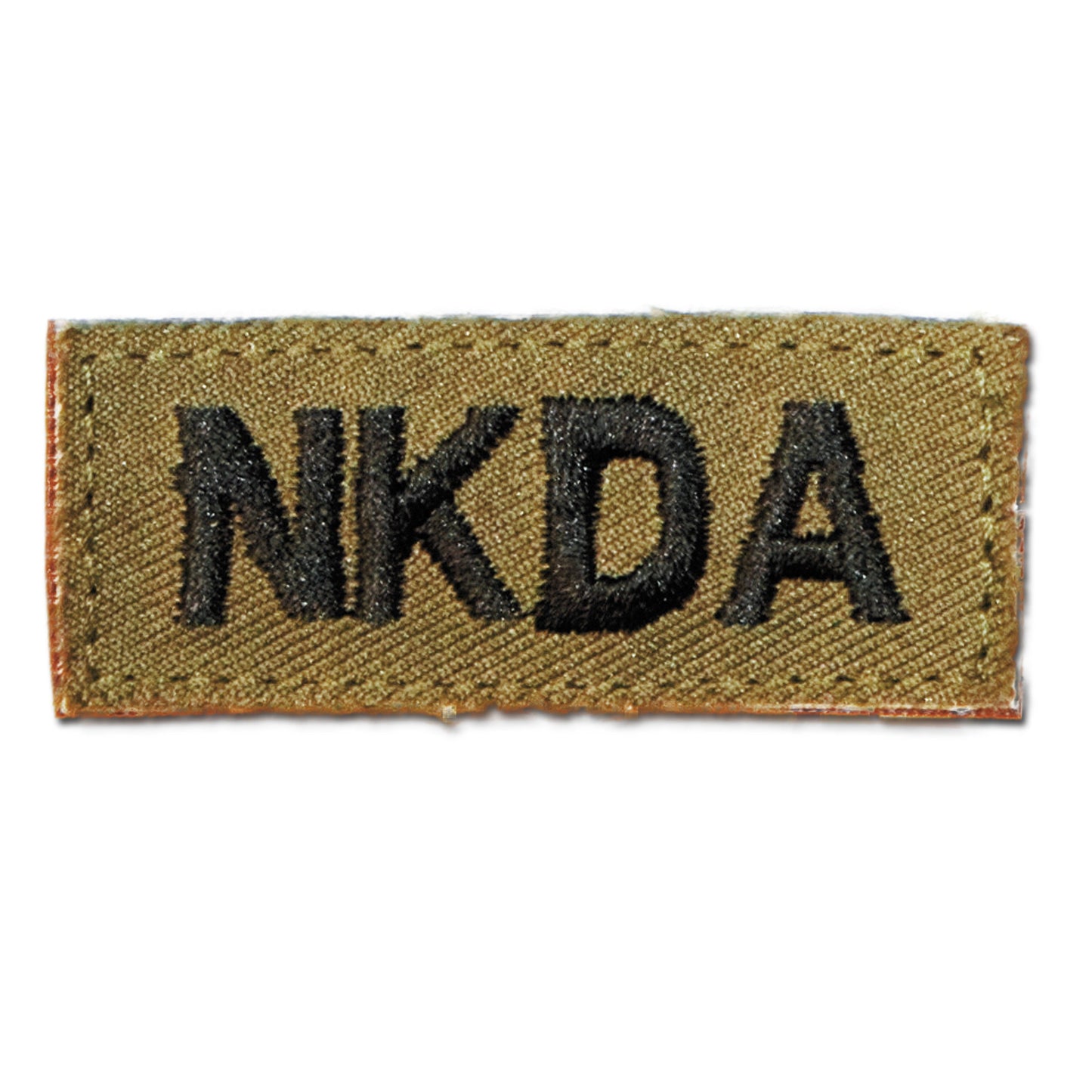 Insigne tissu NKDA auto-agrippant