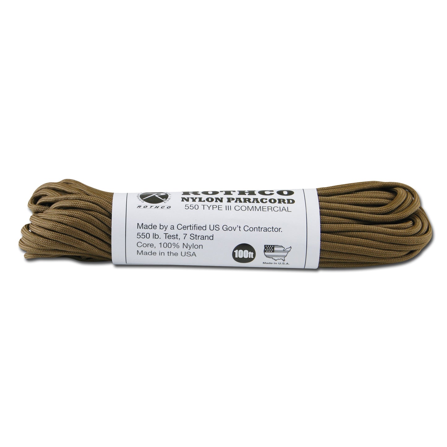 corde de parachute 550 lb  100 ft. Nylon
