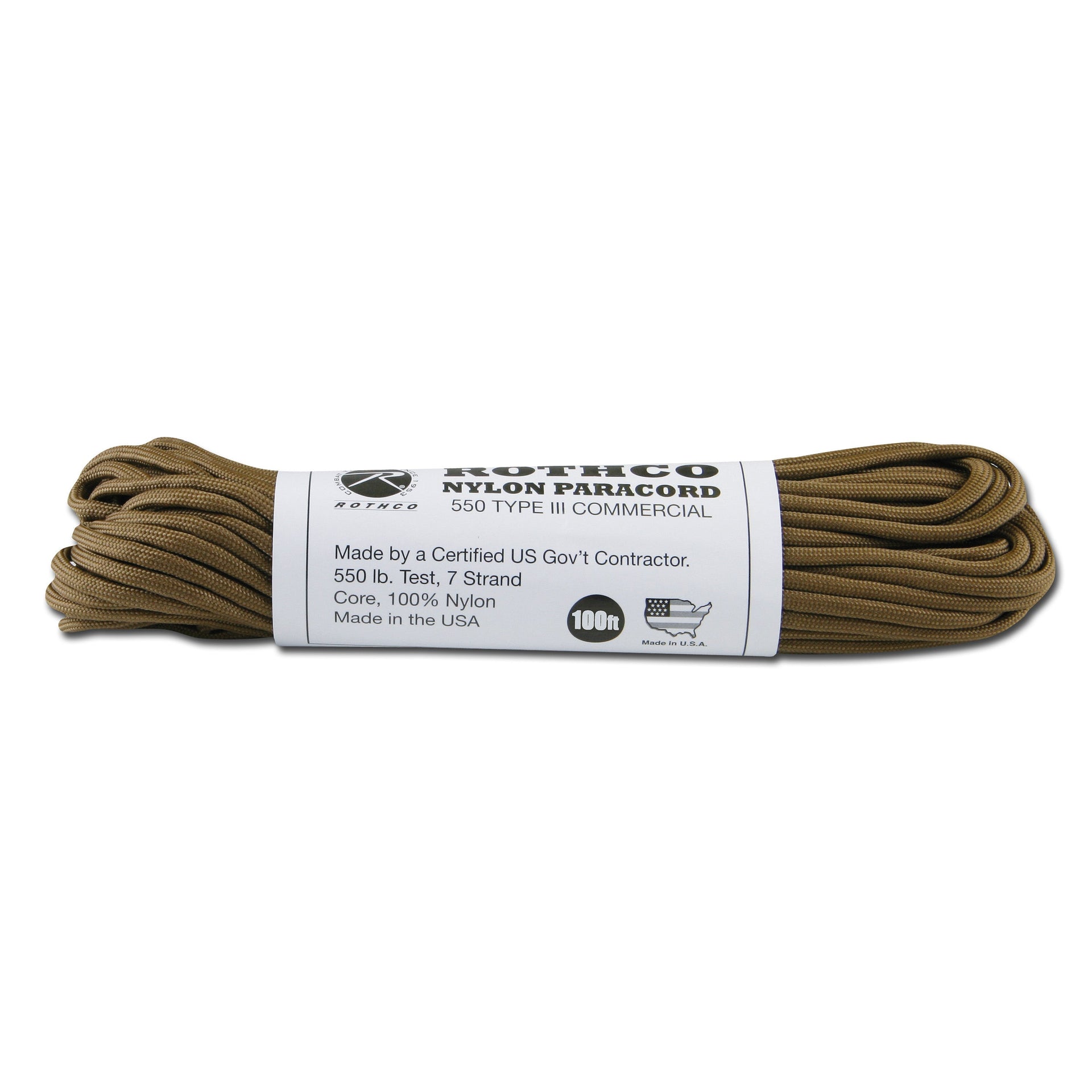 corde de parachute 550 lb  100 ft. Nylon